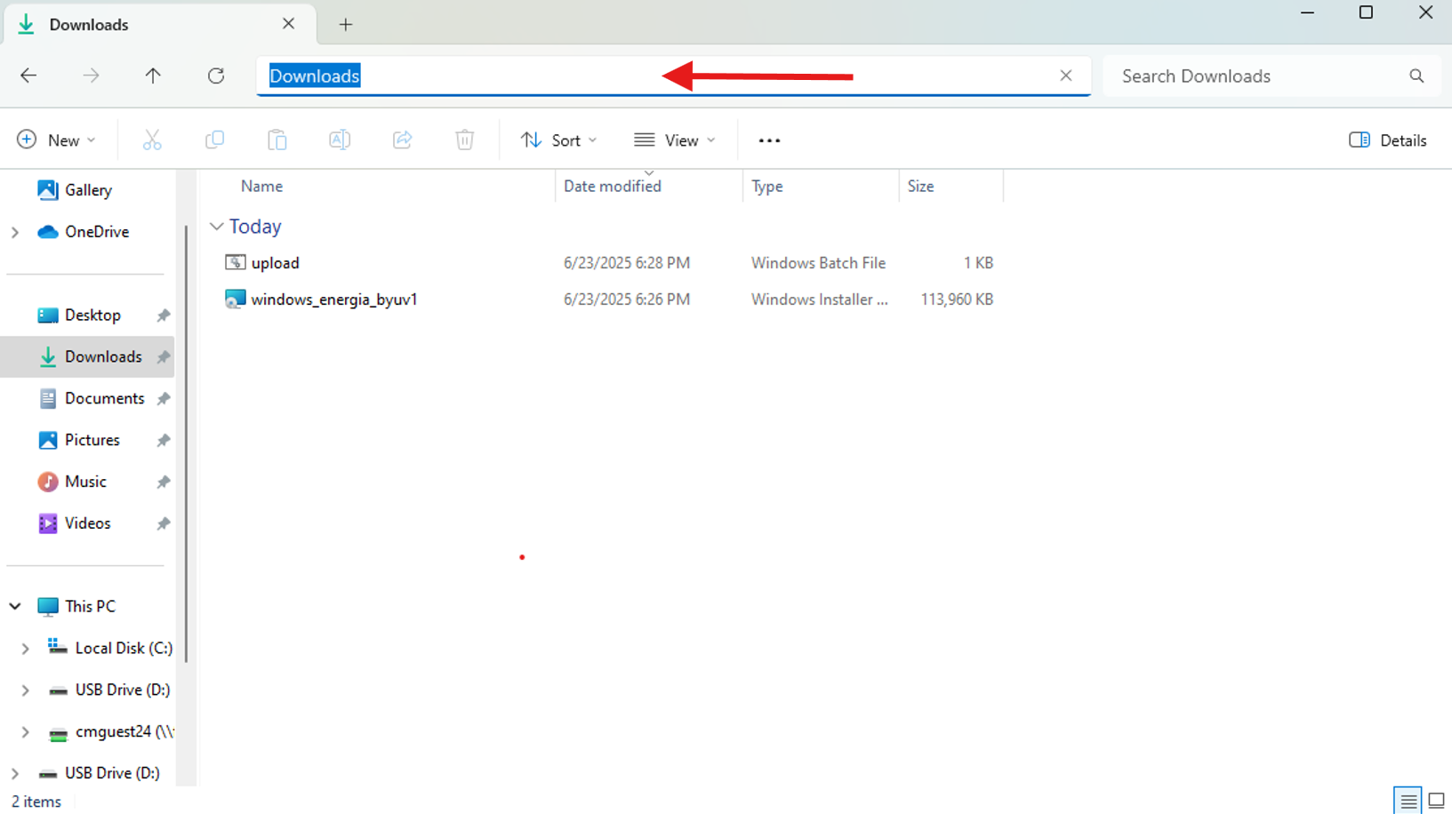 File Explorer Example